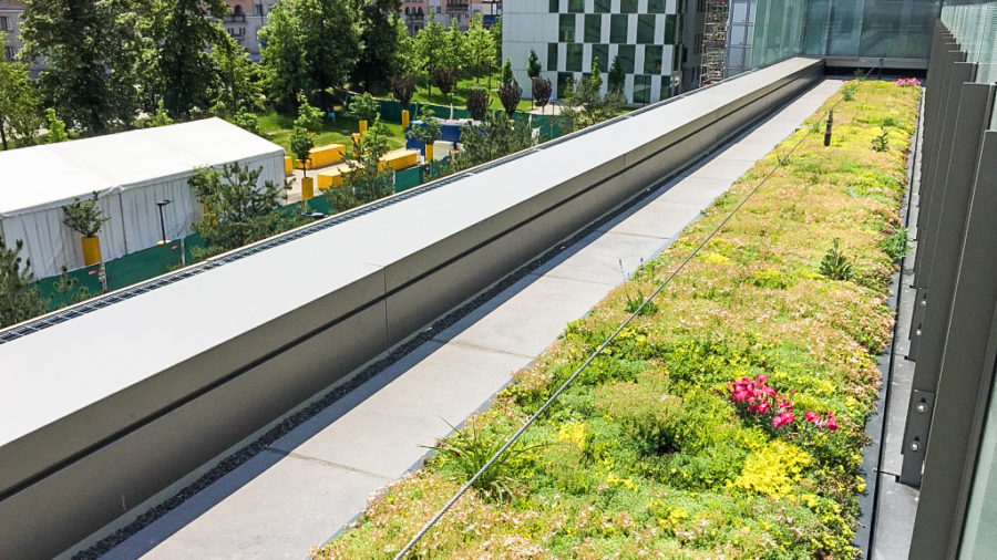 Neue Besucherterrasse