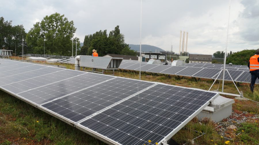 Solargründach - Werkstattshalle, Graz Holding 