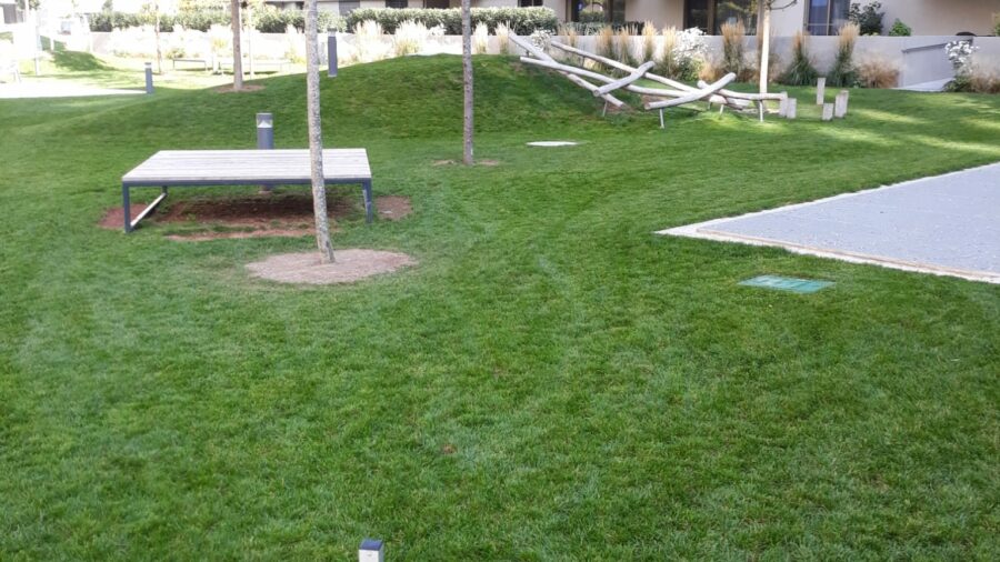 Intensivbegrünung Spielplatz @ Eipeldauer