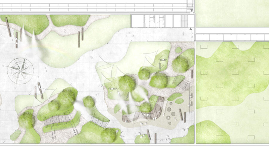 Wege und Wasserspiele (c) DND Landschaftsplanung